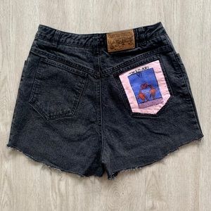 Vintage High Waisted Denim Shorts